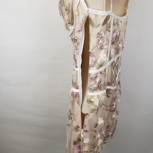 TOBI FANCY THAT MULTI FLORAL BODYCON DRESS - Size small - Picture 8 of 12